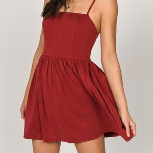 Tobi In Love Red Skater Dress